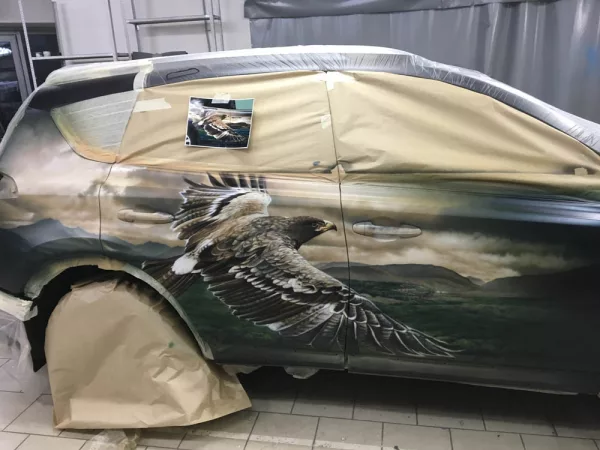 Авто и мото аэрография — Аэрография на авто и мото, работа №133