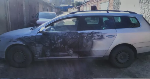 Авто и мото аэрография — Аэрография на авто и мото, работа №164
