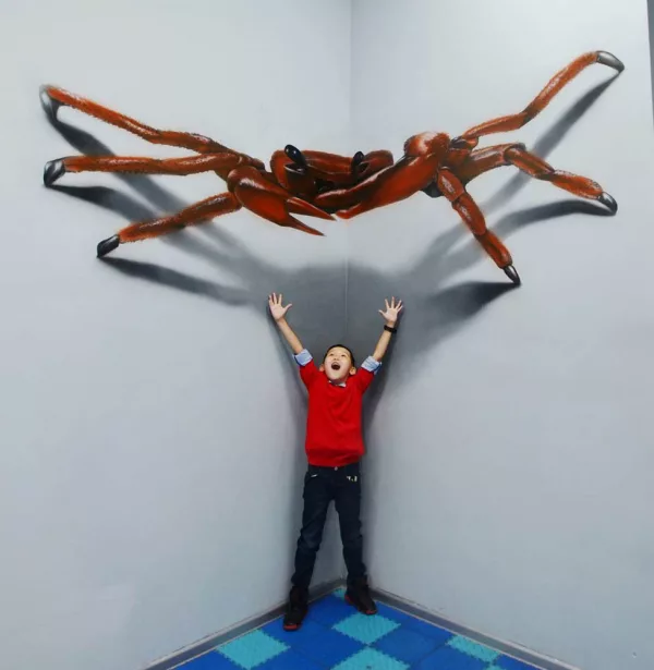 Роспись стен и интерьеров — Объёмные 3D, работа №5